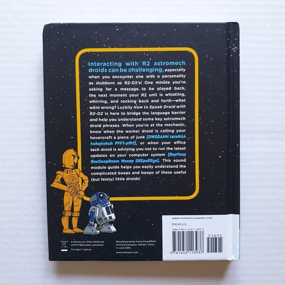 StarWars Hardcover Book of R2- D2 Communication Manual on How to Speak Droid - Picture 2 of 9